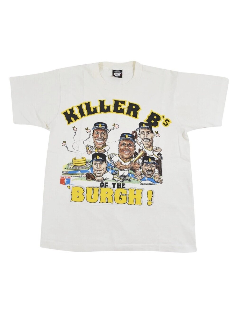 Vintage Pittsburgh Pirates 1988 Barry Bonds Killer Bs of the Burgh! Shirt Medium